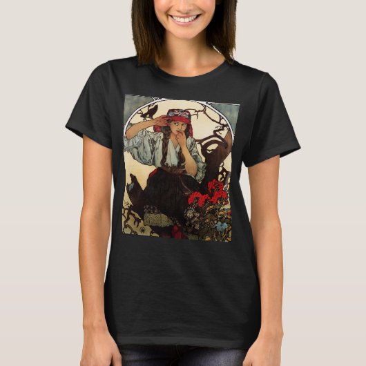 Lehrer-Chor-T - Shirt Alphonse Mucha Moravian (Vorderseite)