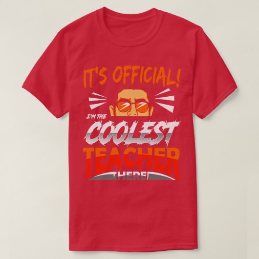 Lehrer Coolster Lehrer T-Shirt (Design vorne)
