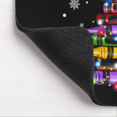 Lehrer Crayon Christmas Tree Lights Student Schoo Mousepad (Ecke)
