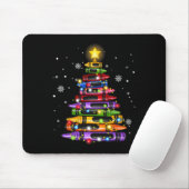 Lehrer Crayon Christmas Tree Lights Student Schoo Mousepad (Mit Mouse)