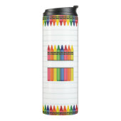 Lehrer Crayons Thermosbecher (Nach links gedreht)