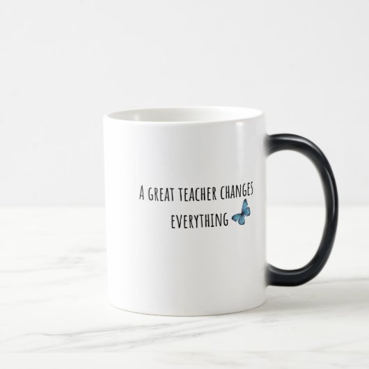 Lehrer-Dank-Tasse Verwandlungstasse (Rechts)