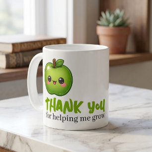 Lehrer Danke, dass du mir geholfen hast zu wachsen Kaffeetasse