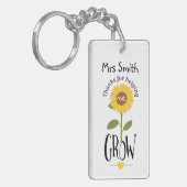 Lehrer Danke, dass Sie uns geholfen haben, Sonnenb Schlüsselanhänger (Vorderseite links)