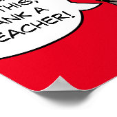 Lehrer danke Ihnen Cat Classroom Dekoration (Ecke)