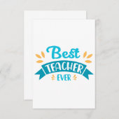 Lehrer danke Ihnen Kartendesign (Vorne/Hinten)