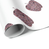 Lehrer danke Ihnen Mosaic Red Apple Wertschätzung Geschenkpapier (Rolleneckpunkt)