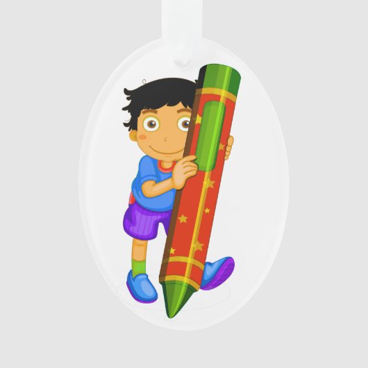 Lehrer danke Ihnen Ornament (Vorderseite)