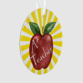 Lehrer - Danke, Ornament / Tag (Vorderseite)