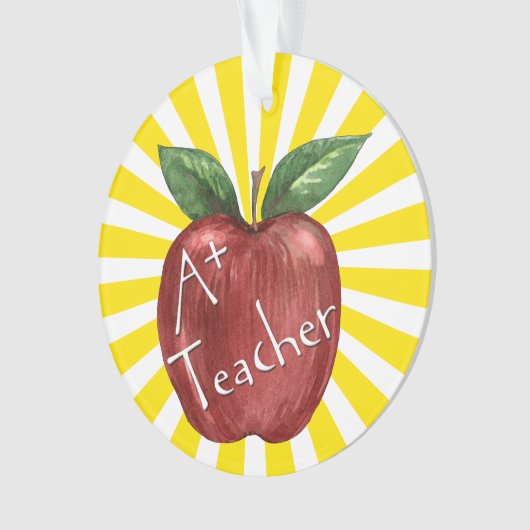 Lehrer - Danke, Ornament / Tag (Vorderseite)