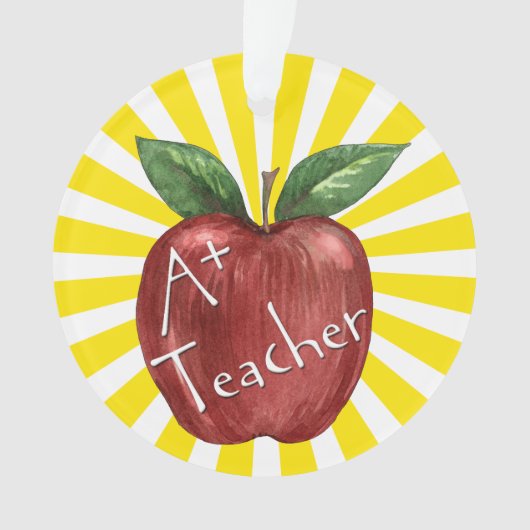 Lehrer - Danke, Ornament / Tag (Vorderseite)