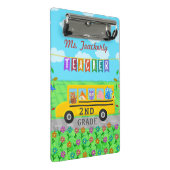 Lehrer danken Ihnen niedliche Bus-Tiere des Name-| Mini Klemmbrett (Schrägansicht)