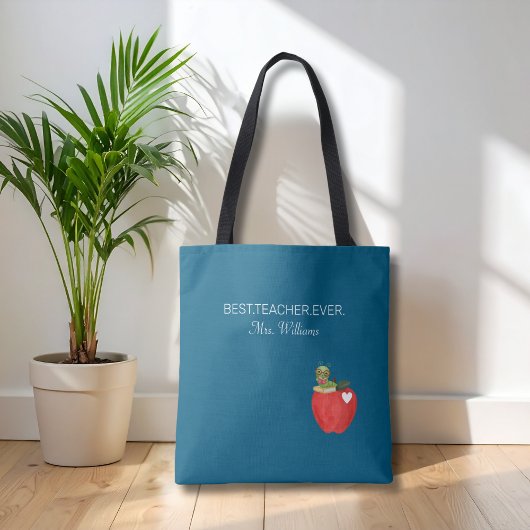 Lehrer Dankeschön Bester Lehrer Aller Zeiten Apfel Tasche