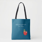 Lehrer Dankeschön Bester Lehrer Aller Zeiten Apfel Tasche (Vorderseite)