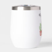 Lehrer-Dankeschön-Isolierter-Kaktus-Becher (Vorderseite)