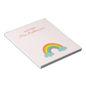 Lehrer-Dankeschön Regenbogen-Notizblock Notizblock (angewinkelt)