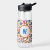 Lehrer Dankeschön Whimsical Botanisch Blumig Trinkflasche (Links)