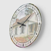 Lehrer - Das Schulhaus Große Wanduhr (Winkel)