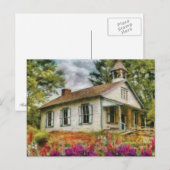 Lehrer - Das Schulhaus Postkarte (Vorne/Hinten)