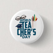 Lehrer     DayKeychain Button (Vorderseite)