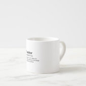 Lehrer-Definition Espressotasse (Vorderseite Rechts)