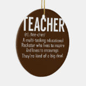 Lehrer Definition Lehrerbewertung Keramik Ornament (Rechts)