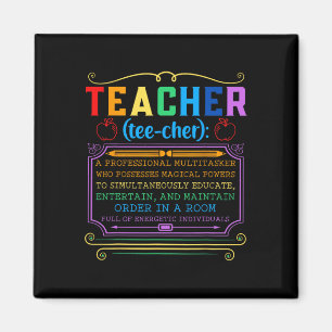 Lehrer Definition - Lustiger Lehrender Schul Lehre Magnet
