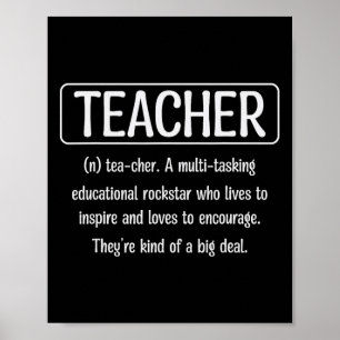 Lehrer Definition - Lustiger Lehrer Poster