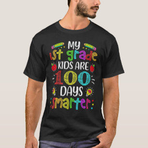Lehrer der 1. Klasse 100 Tage intelligenter 100. T T-Shirt