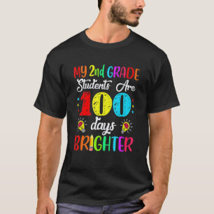 Lehrer der 2. Klasse 100 Tage heller 100. Tag in d T-Shirt