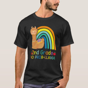 Lehrer der 2. Klasse, kein Problem, Llama, Team de T-Shirt