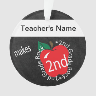 Lehrer der 2. Klasse 🍎 sind die Besten Tafel Ornament