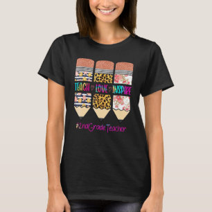 Lehrer der 2. Klasse unterrichtet Liebe inspiriert T-Shirt