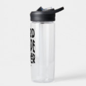 Lehrer der 3. Klasse schwarzer Text Trinkflasche (Links)