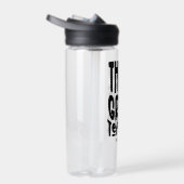 Lehrer der 3. Klasse schwarzer Text Trinkflasche (Rechts)