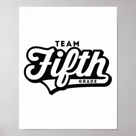 Lehrer der 5. Klasse Team-Schule Fünfte Bysebyll-S Poster (Vorne)