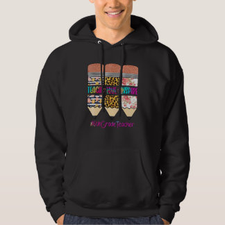 Lehrer der 6. Klasse Liebe lehren inspirieren Blei Hoodie
