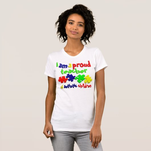 Lehrer der autistischen Kinder T-Shirt (Vorne ganz)