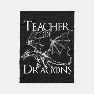 Lehrer der Drachen Lustige Zitate Buchliebhaber Fleecedecke
