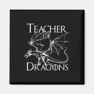 Lehrer der Drachen Lustige Zitate Buchliebhaber Magnet