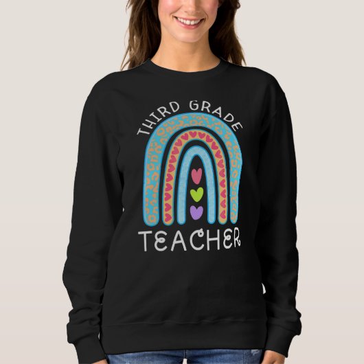 Lehrer der dritten Klasse dank Lehrer der dritten Sweatshirt (Vorderseite)