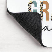 Lehrer der dritten Klasse Leopard Glücklicher erst Mousepad (Ecke)