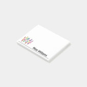 Lehrer der dritten Klasse Post-it Klebezettel (angewinkelt)