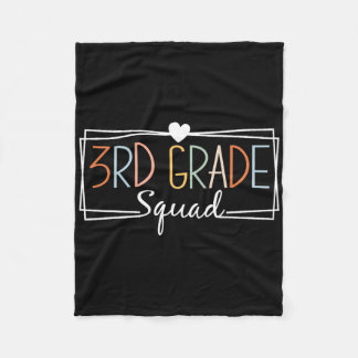 Lehrer der dritten Klasse Squad Kids 3. Klasse Byc Fleecedecke