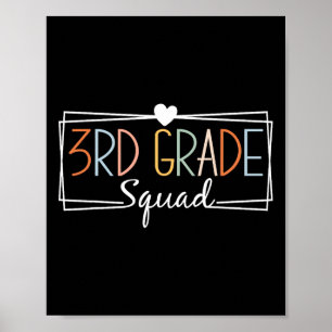 Lehrer der dritten Klasse Squad Kids 3. Klasse Byc Poster