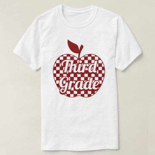 Lehrer der dritten Klasse T-Shirt (Design vorne)