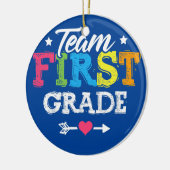 Lehrer der ersten Klasse des Teams zurück zur Schu Keramik Ornament (Links)