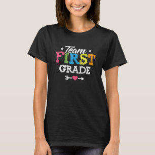 Lehrer der ersten Klasse des Teams zurück zur Schu T-Shirt