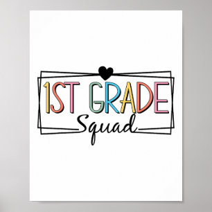 Lehrer der ersten Klasse Kids 1. Klasse Ck Zur Sch Poster