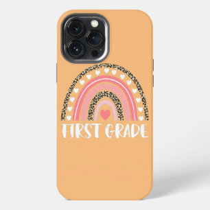 Lehrer der ersten Klasse Leopard Regenbogen Erster iPhone 13 Pro Max Hülle